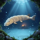 ANML0308 - Northern Pike - Underwater Scene 2