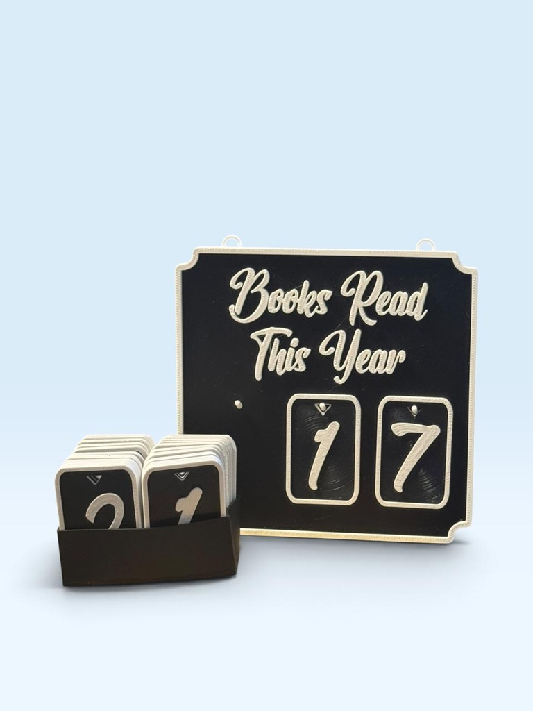 Books Read This Year Sign - Complete Set Studio