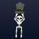 Gravestone Bookmark — detail view