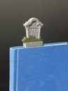 Gravestone Bookmark — closed-book use state
