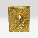 Gilded Skull Grimoire Vault | Ornate Pirate Treasure Book Box Artifact