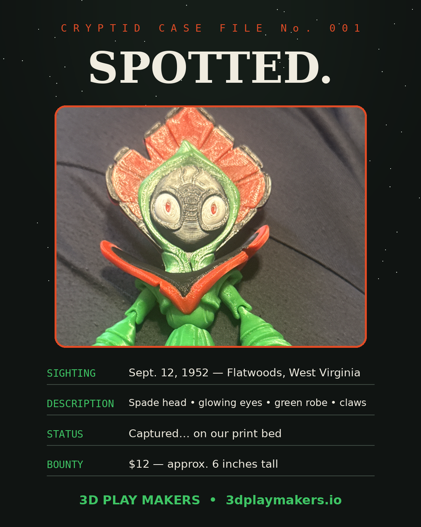 The Flatwoods Monster — Cryptid Collectible Figure