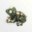 Grumble the Tiny Explorer – Articulated Zombie Frog Hatchling