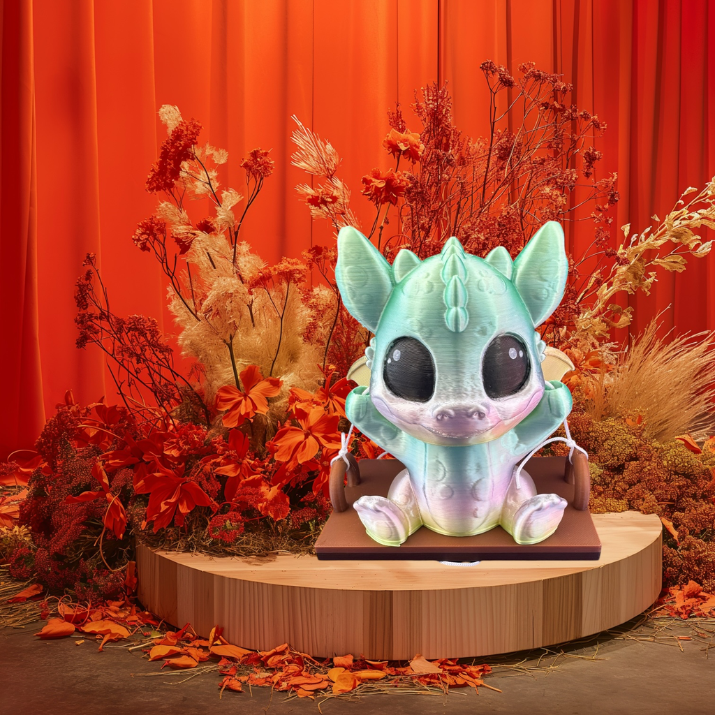 [Dragon Swing] Characters on Swings (Dragon)