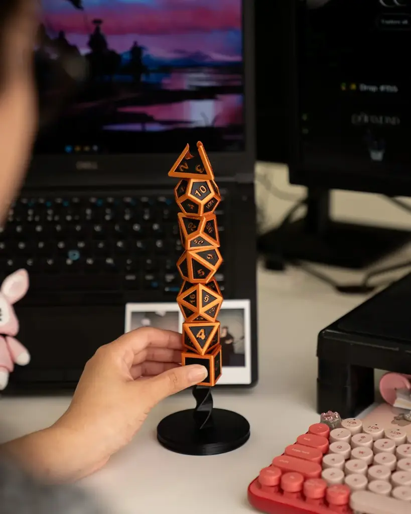 Stacked Dice Tower