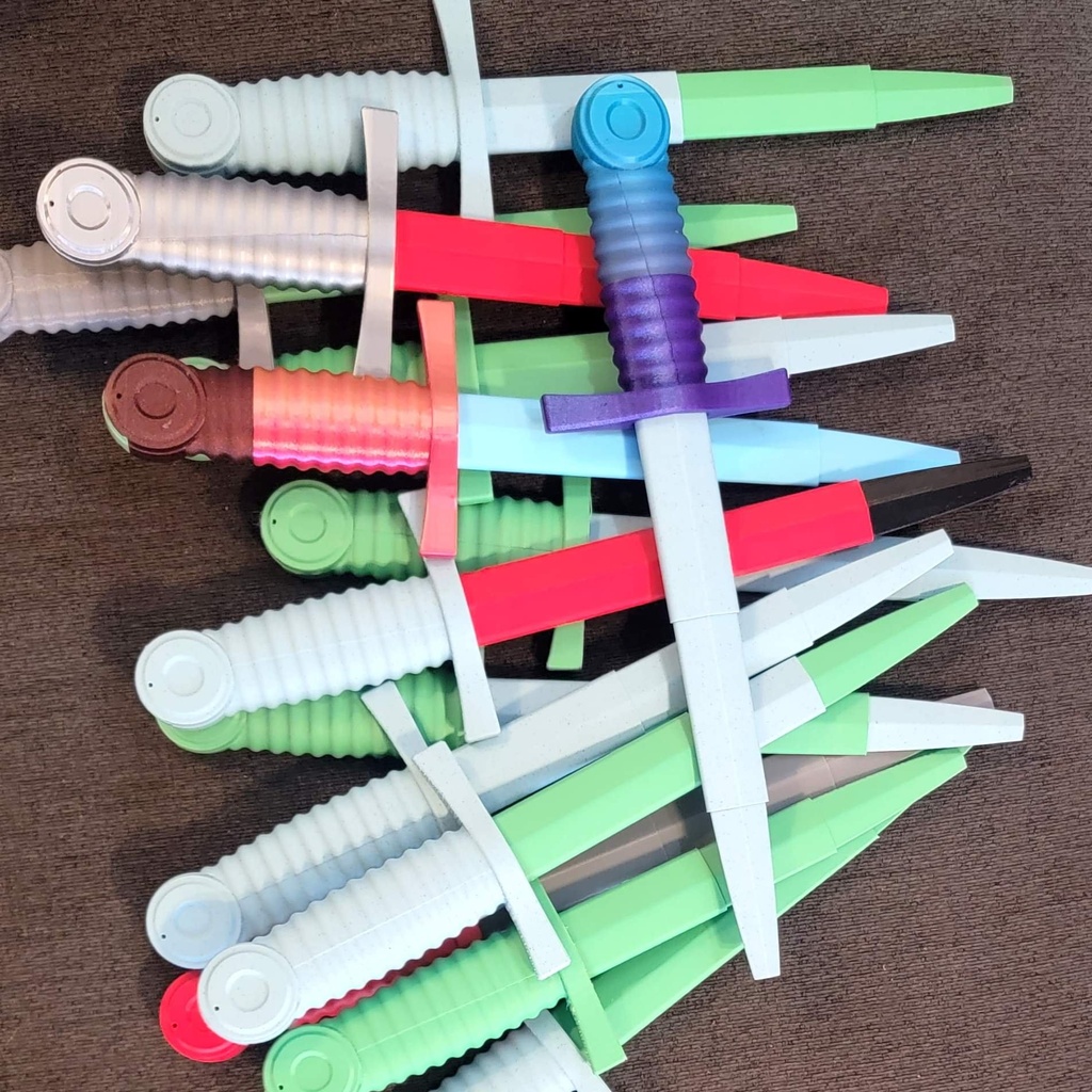 [SWD020 - Black Flick Sword] Flick Dagger (Black)