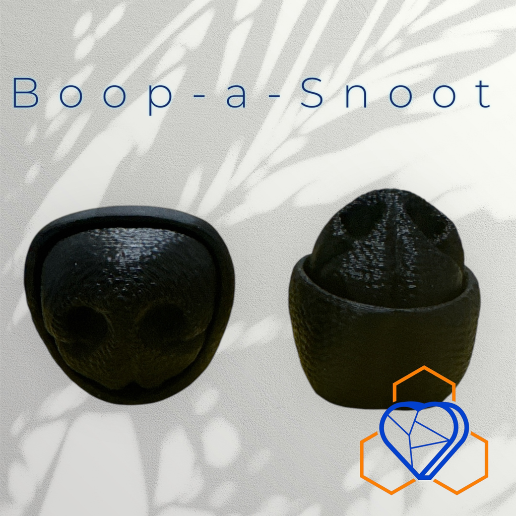 [FGT030 - Dog Nose fidget] Boop-a-Snoot Dog Nose Clicky Fidget