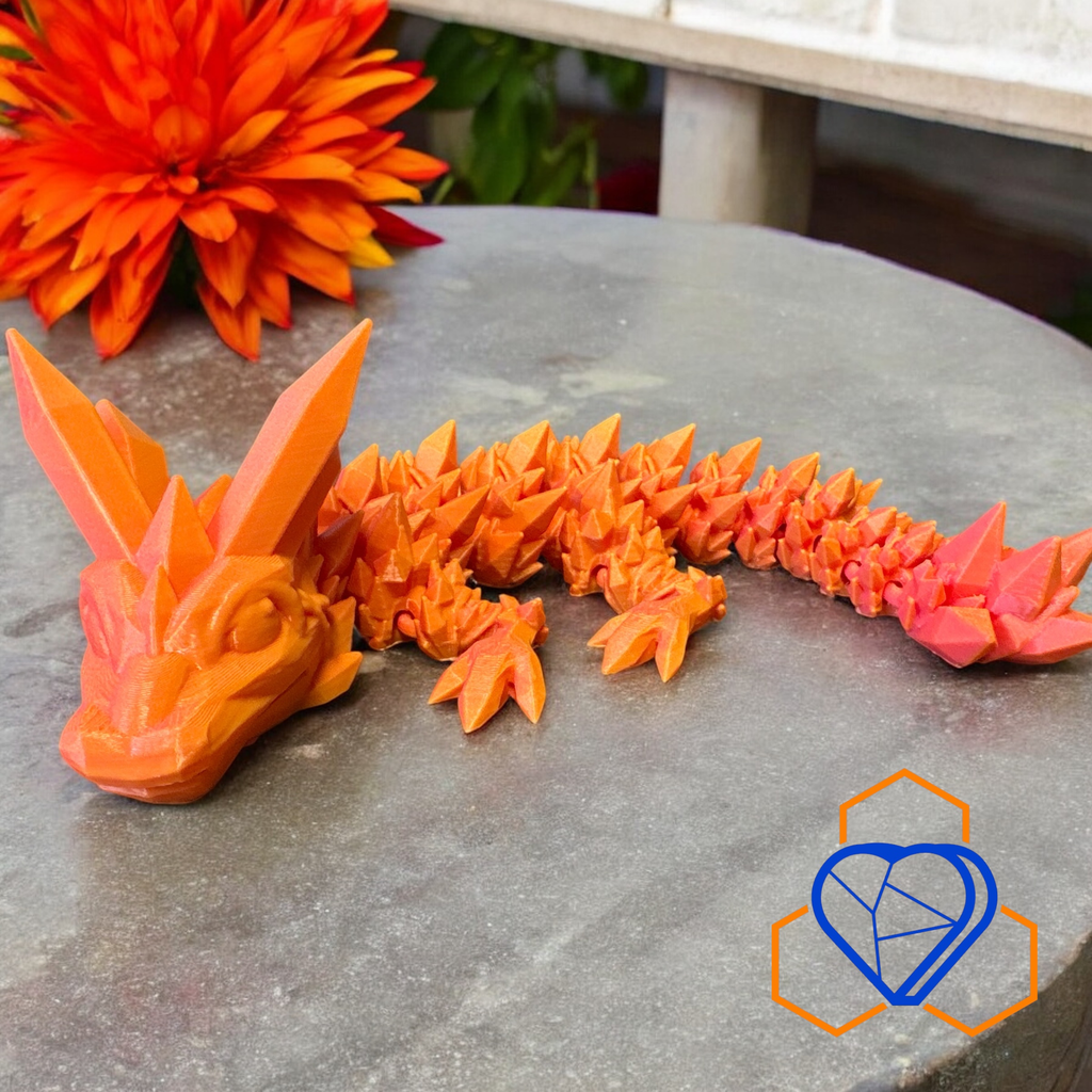 [DRGN001 - Baby Crystal Dragon Sunset] Baby Crystal Dragon (Sunset)