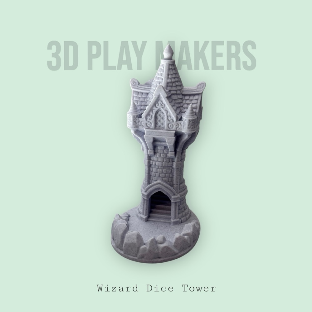 Wizard Dice Tower – Perfect Tabletop Dice Roller for RPG Players
