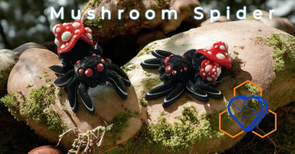 [ANML0043 - Mushroom Spider] Tiny Mushroom Spider