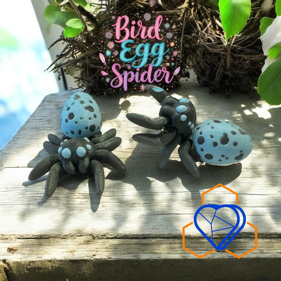 Tiny Bird Egg Spider