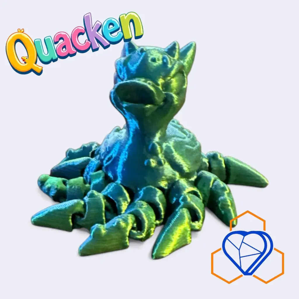 [ANML0075a - Quacken Multicolor] Quacken (Multicolor)