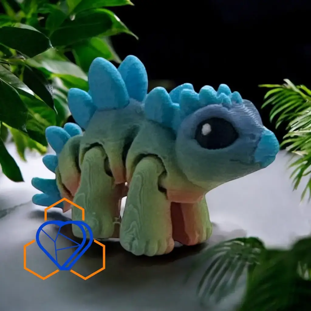 Tiny Stegosaurus Dinosaur