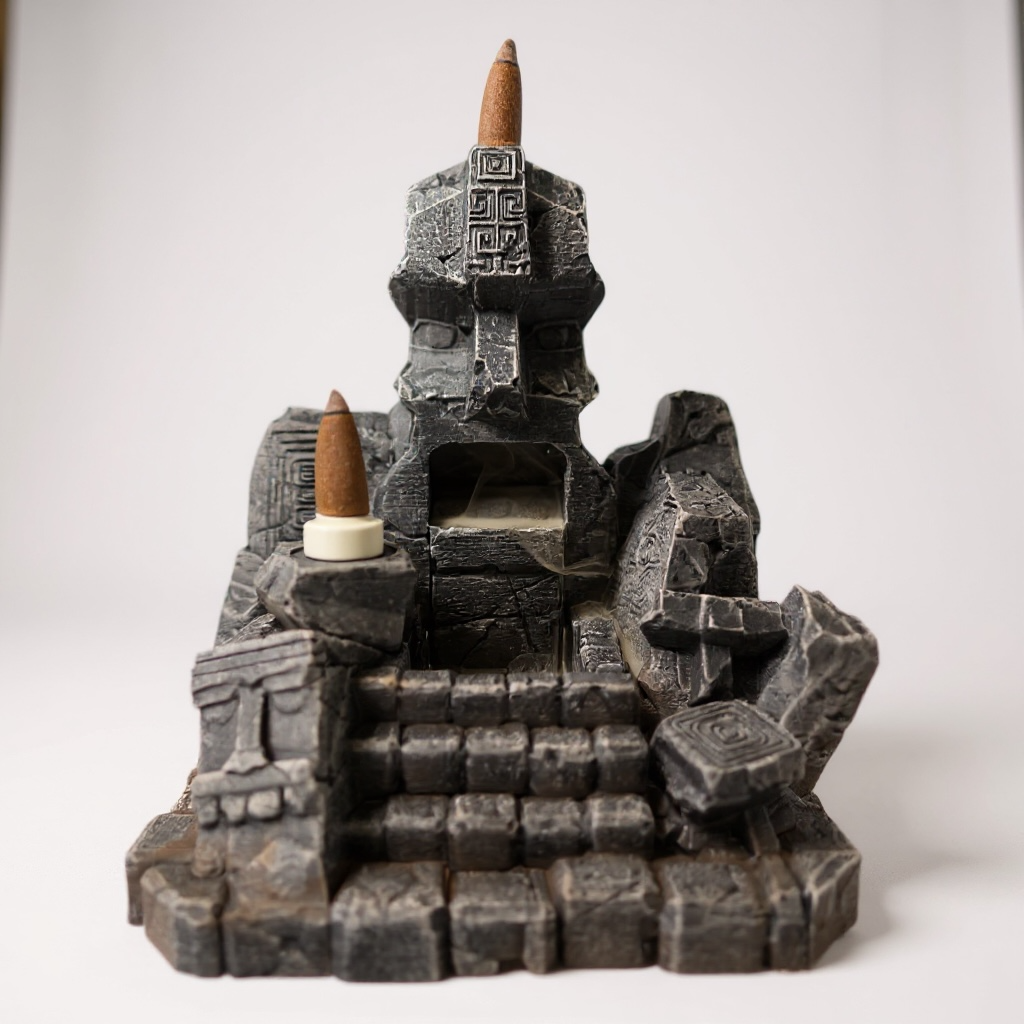 Lonely Temple Backflow Incense  Burner