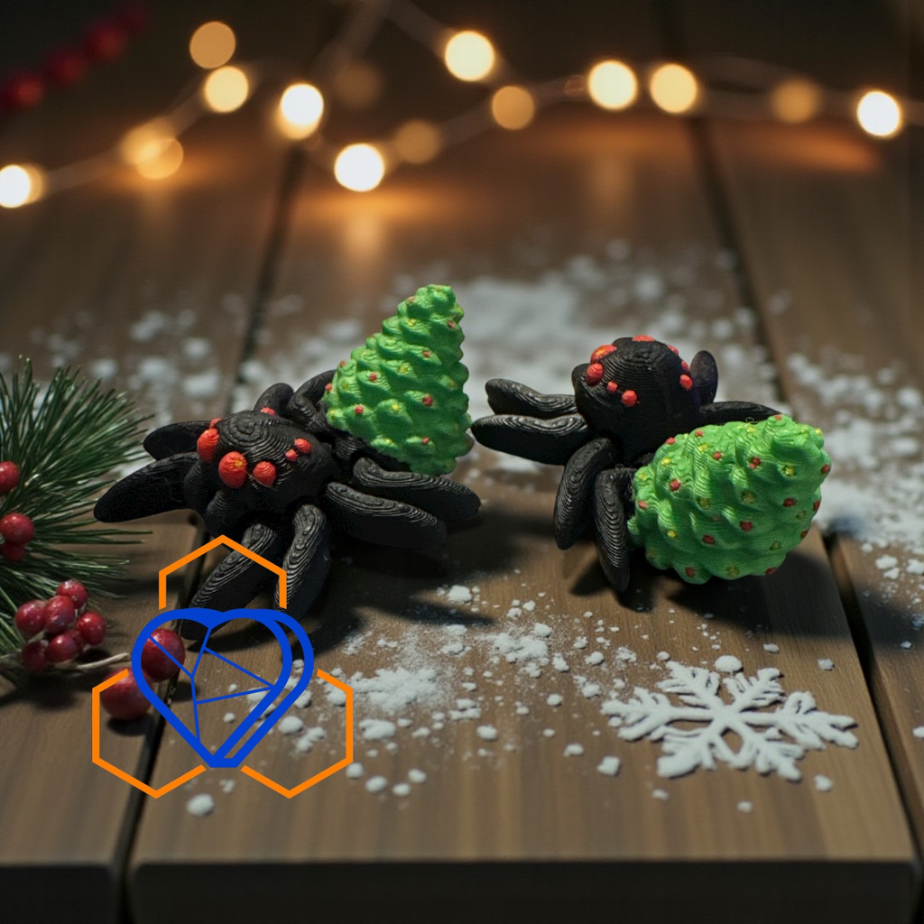 [ANML0108 - Christmas Tree Spider] Tiny Christmas Tree Spider
