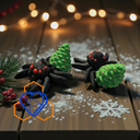 Tiny Christmas Tree Spider