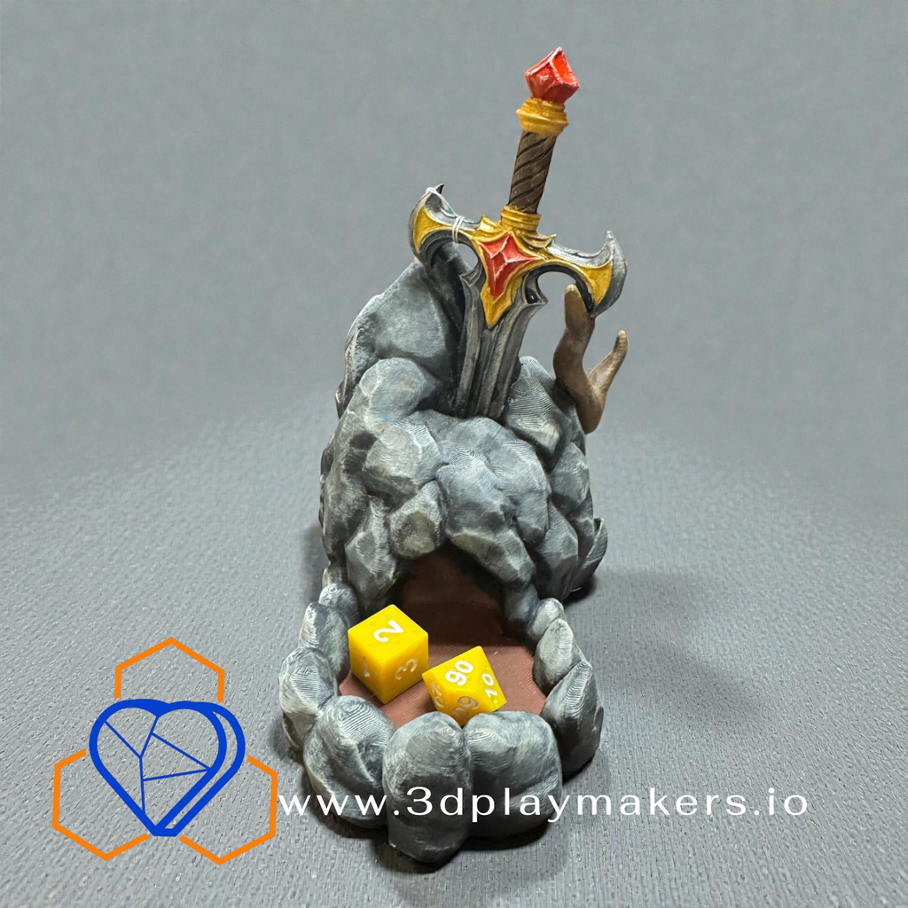 [DT035 - Oath Steel Dice Tower] Oath Steel Dice Tower (Hand Painted)