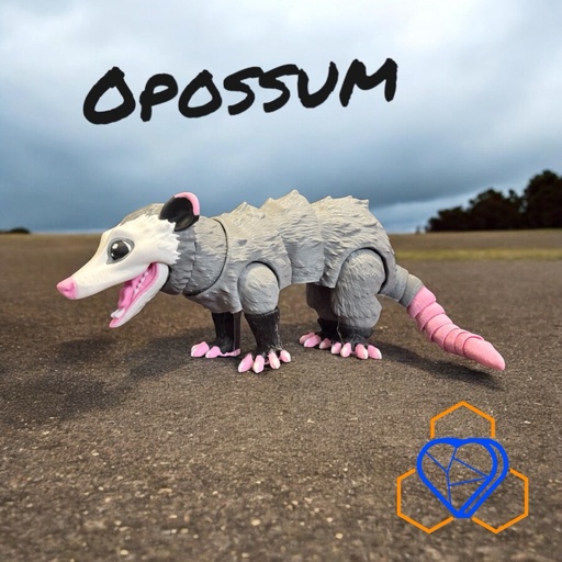 [ANML0017 - Large Opossum] Opossum, Yeah he's weird but cute