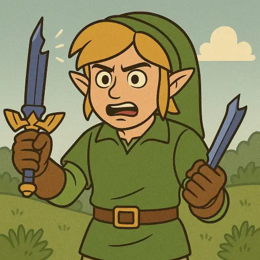[BLD003 - Master Sword Blade] Extra/Replacement Blade for Master Sword
