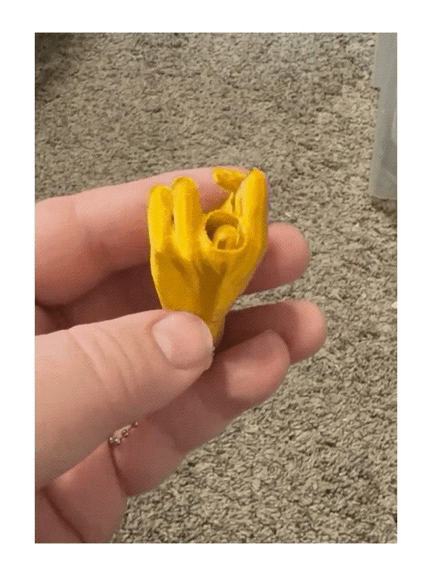 [FU002 - FU keychain] Freedom Rocket FU Keychain