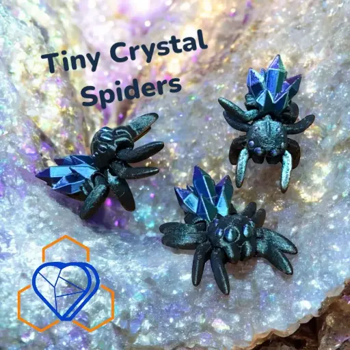 [ANML0047 - Crystal Spider] Tiny Crystal Spider