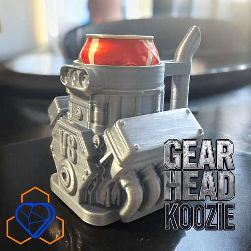 [MISC017 - Gear Head Koozie V8] Gear Hear Koozie