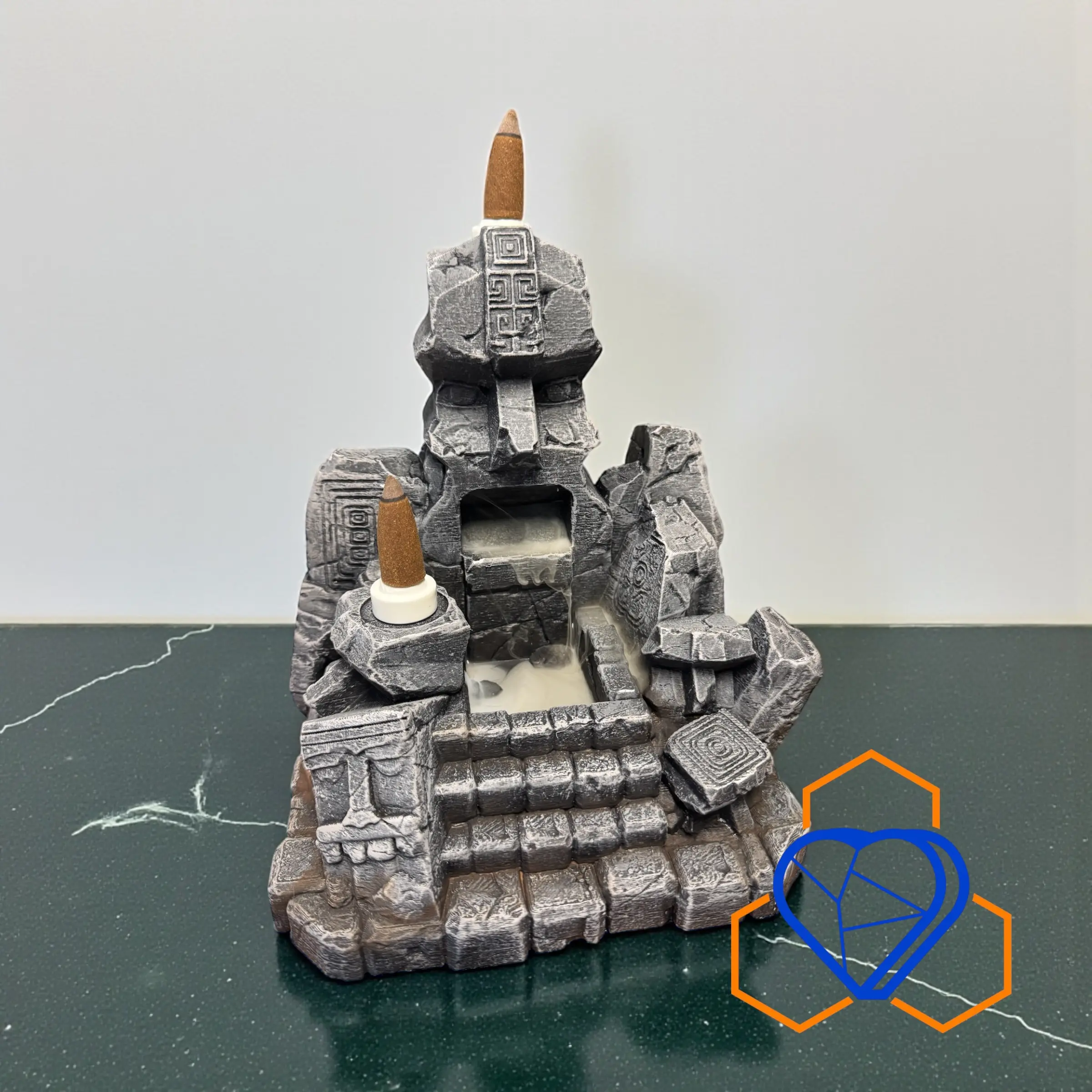 [MISC024-Lonely Temple Incense Burner] Lonely Temple Backflow Incense  Burner