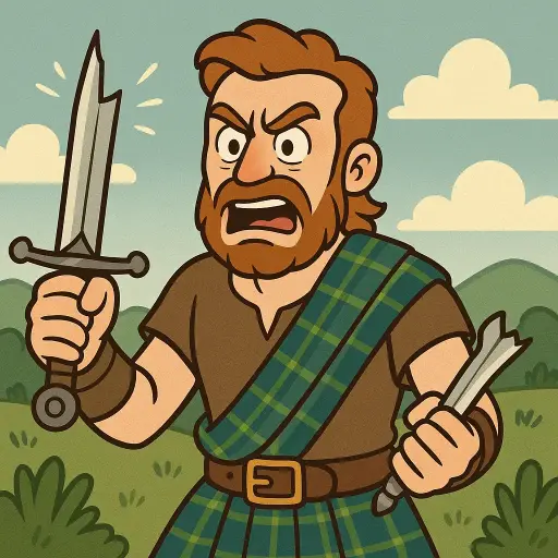 [SWD033-Blade Replacement Scottish Claymore] Extra/Replacement Blade for Scottish Claymore William Wallace Blade