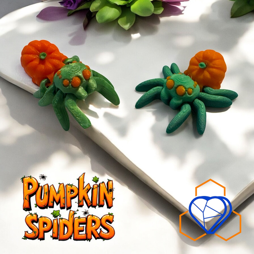 [ANML0054 - Pumpkin Spider] Tiny Pumpkin Spider