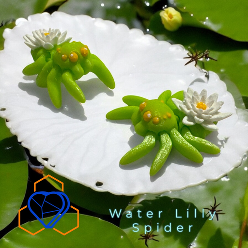 [ANML0061 - Tiny Water Lily Spider] Tiny Water Lily Spider