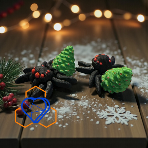 [ANML0108 - Christmas Tree Spider] Tiny Christmas Tree Spider